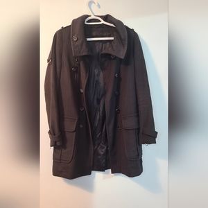 L.A.M.B. By Gwen Stefani Wool Cashmere Blend Peacoat